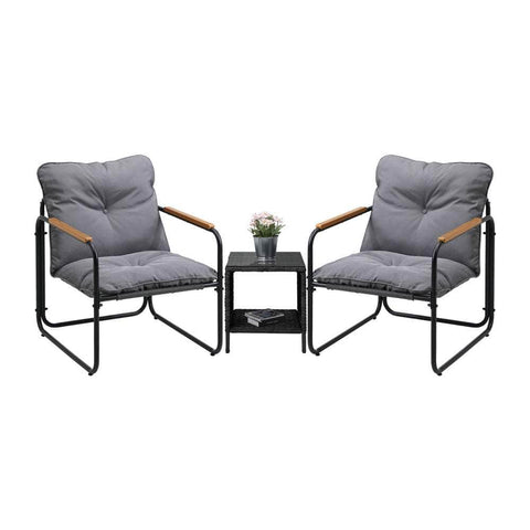 2 Seater Outdoor Patio Set Rattan Table