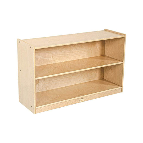 2 Shelf Wooden Storage Cabinet H60.5cm