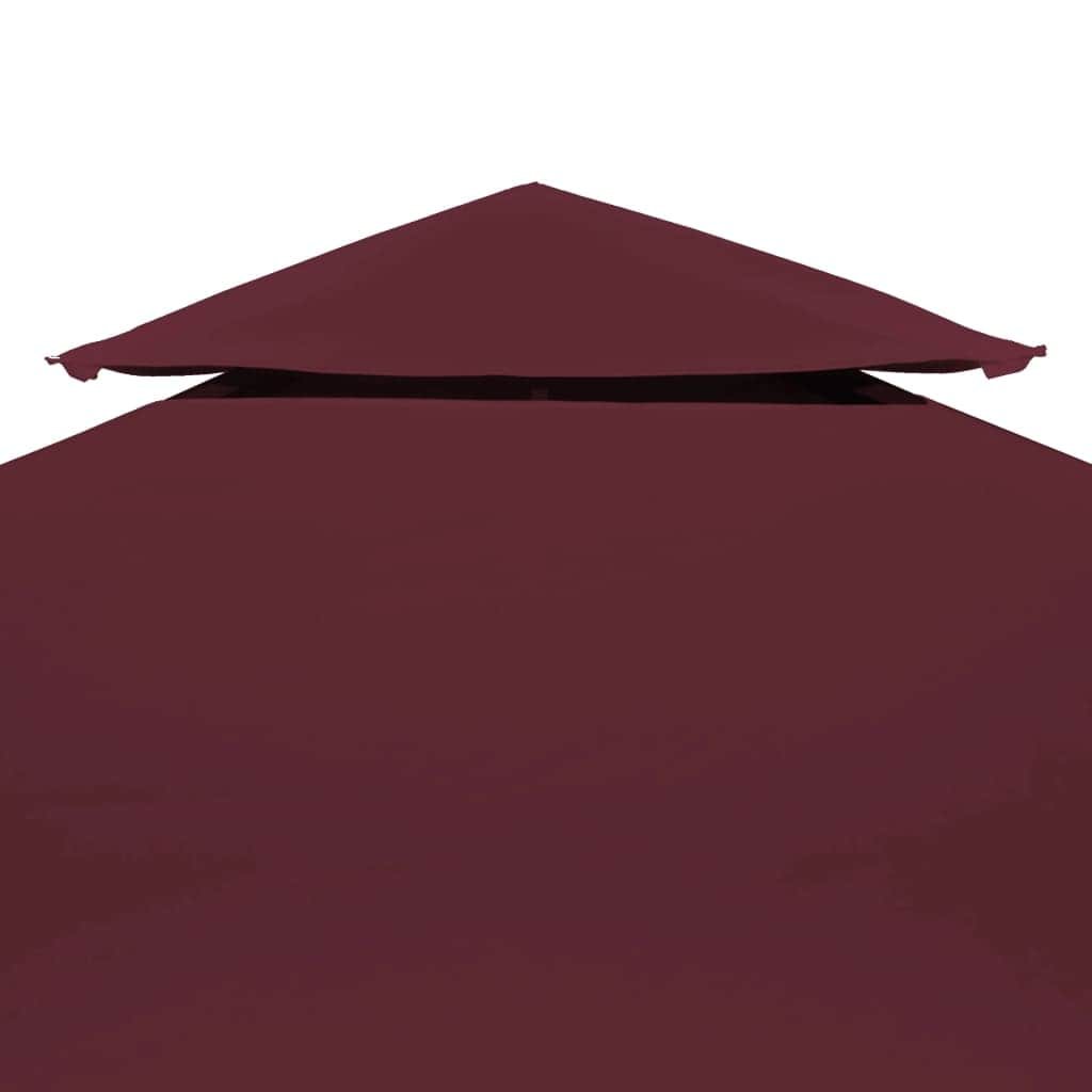 2-Tier Gazebo Top Cover Bordeaux