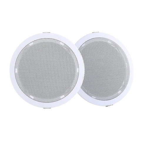 2 X 6" In Ceiling Speakers Home 80W Speaker Theatre Stereo Outdoor