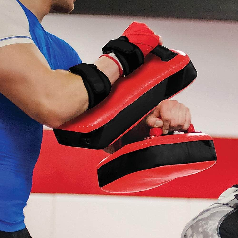 2 X Thai Boxing Punch Focus Pad Mitts Training Hit Strike Shield