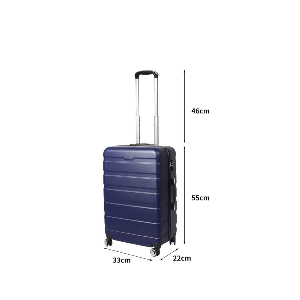 20" Carry On Luggage Case Navy 20 inch