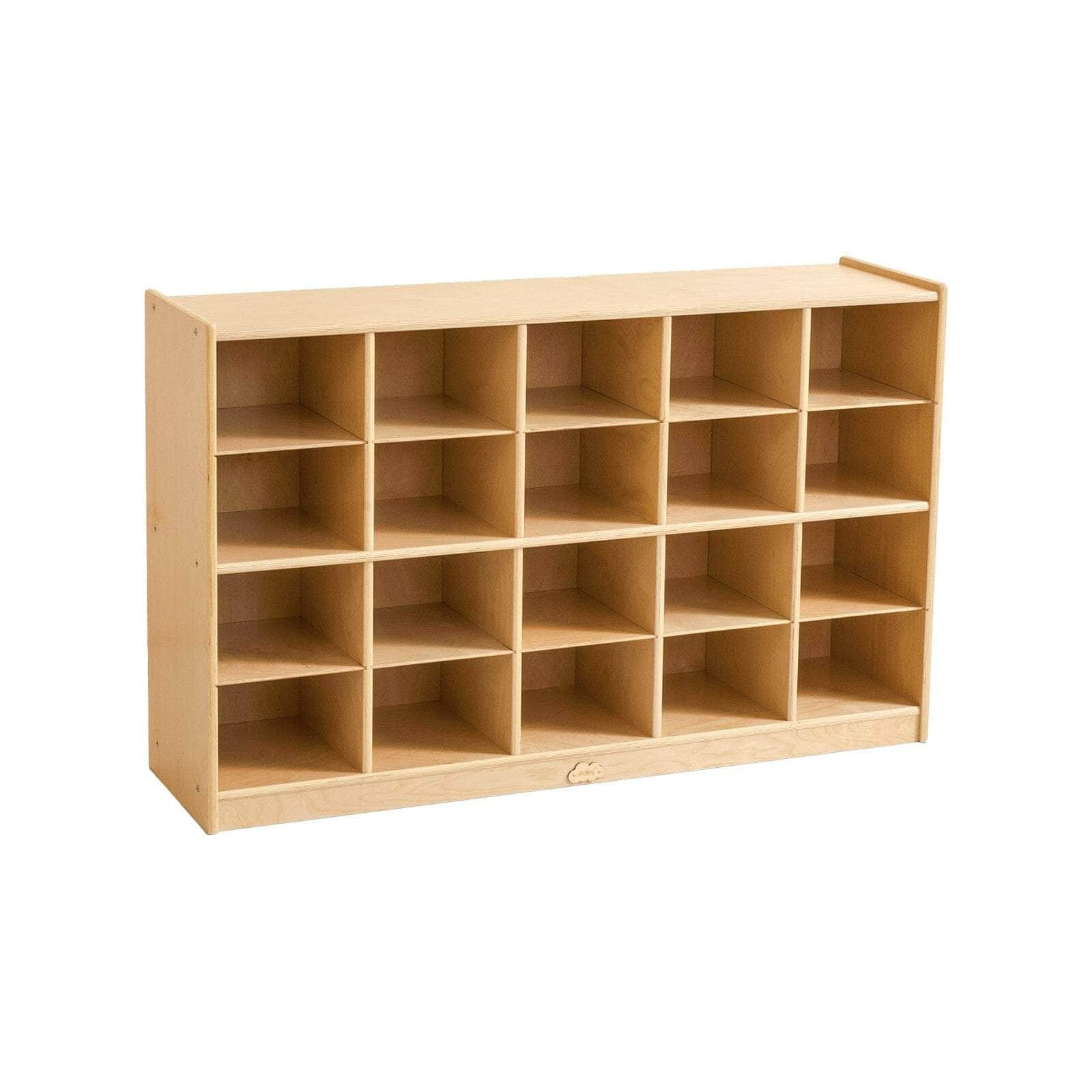 20 Cubby Cabinet Kids Bookshelf Organiser Storage