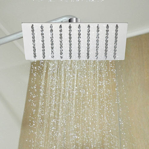 200Mm Shower Head Square 304Ss Polished Chrome Finish