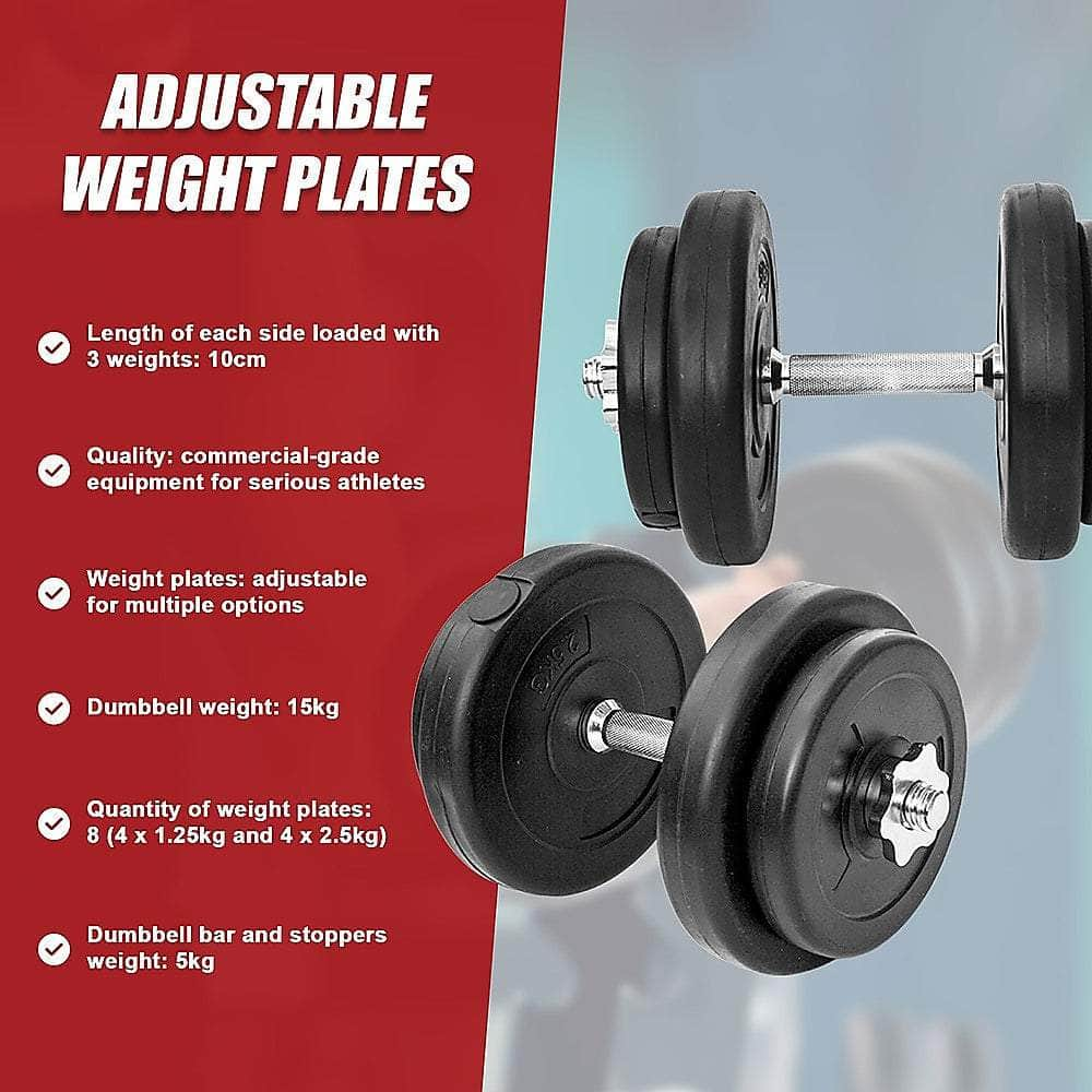 20Kg Dumbbell Adjustable Weight Set