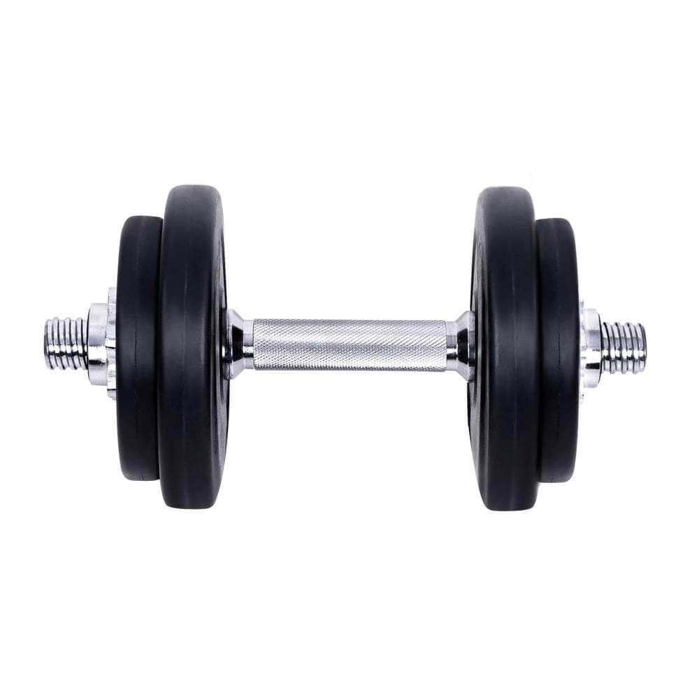 20Kg Dumbbell Set Weight Plates Dumbbells Lifting Bench