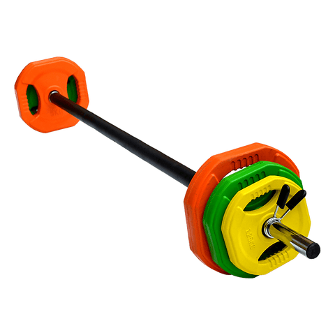 20Kg Standard Rubber Coloured Barbell