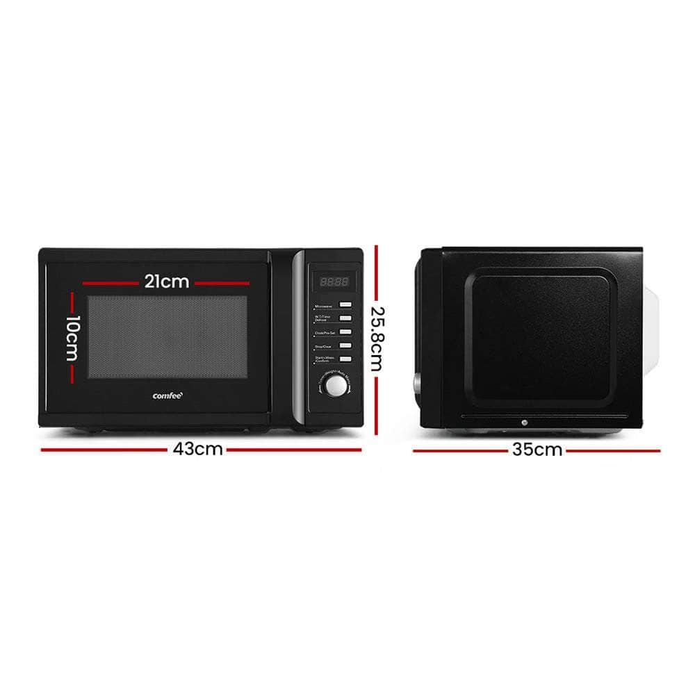 20L Microwave Oven 700W Black