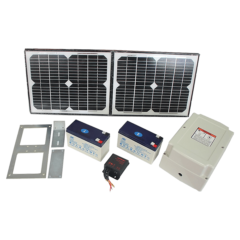 20W Solar Double Swing Auto Motor Remote Gate Opener