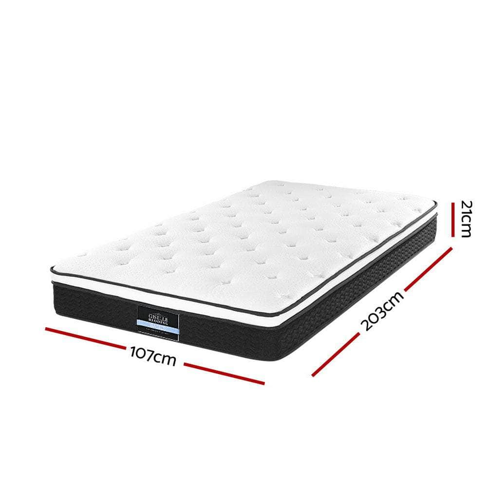 21cm Mattress Euro Top King Single