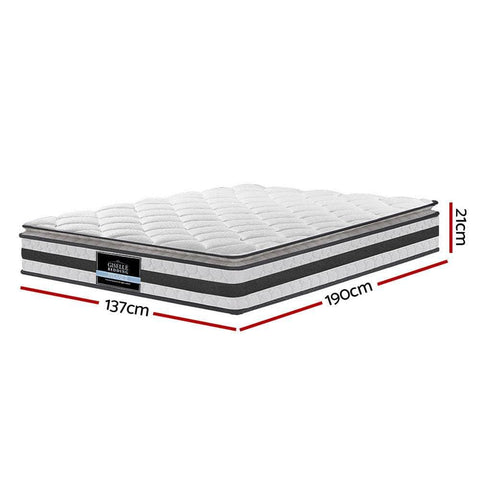 21cm Mattress Pillow Top Double