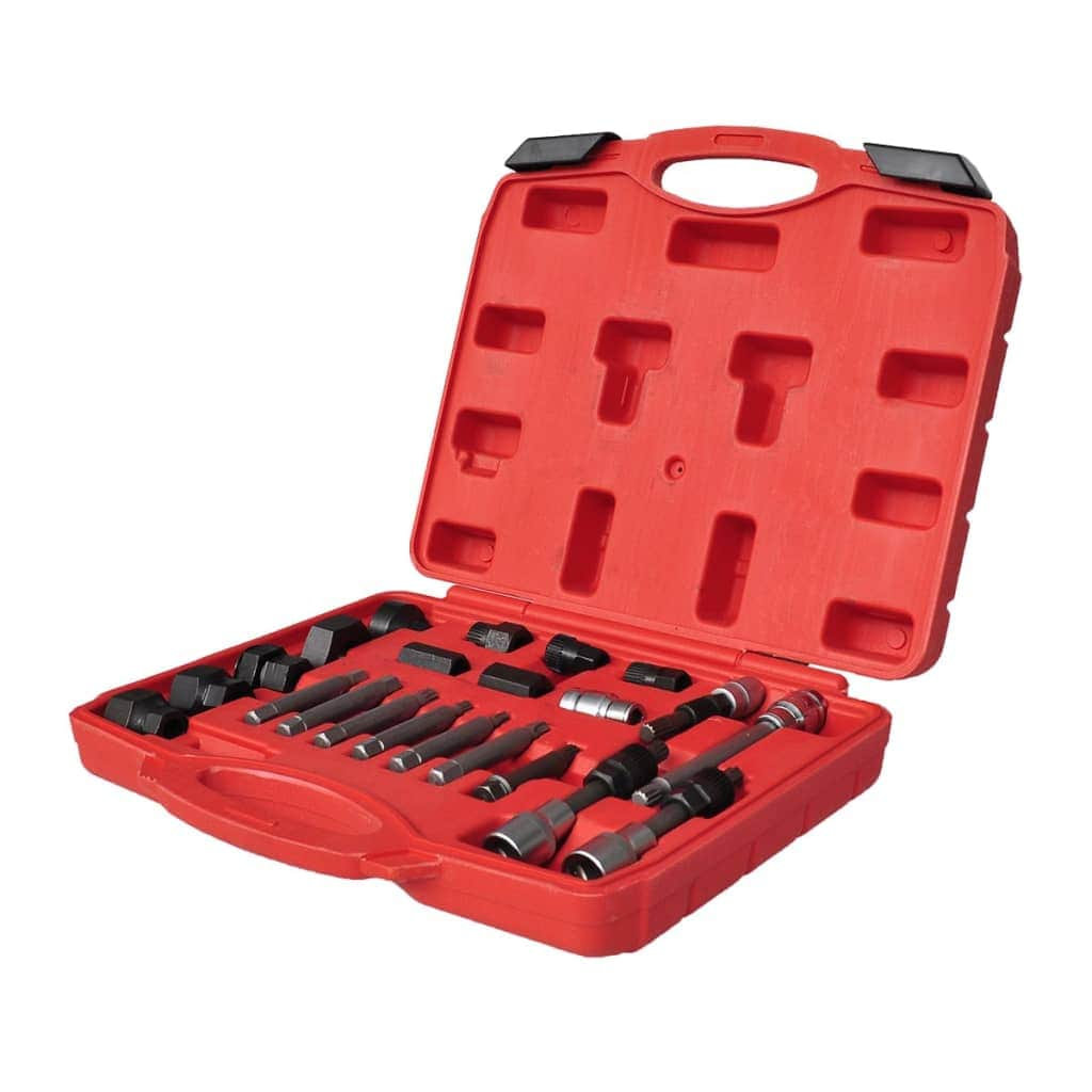 22 Piece Alternator Freewheel Removal Set