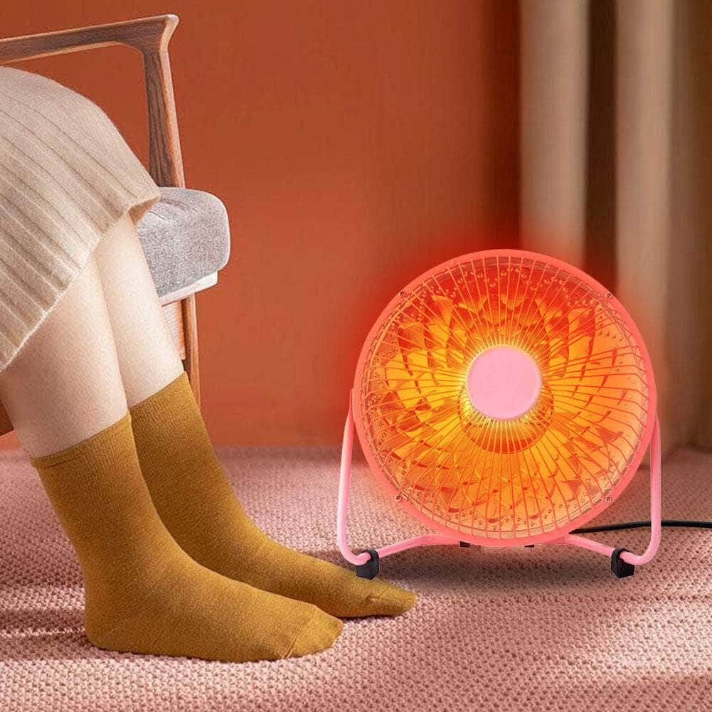 220V Electric Sun Heaters 400W Mini Space Heater Portable for Winter Home Office