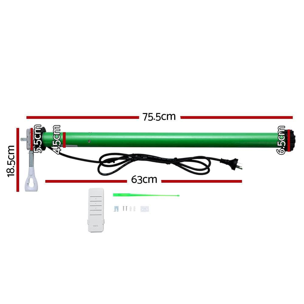 230V Folding Arm Awning Replacement Motor With Remote 40Nm