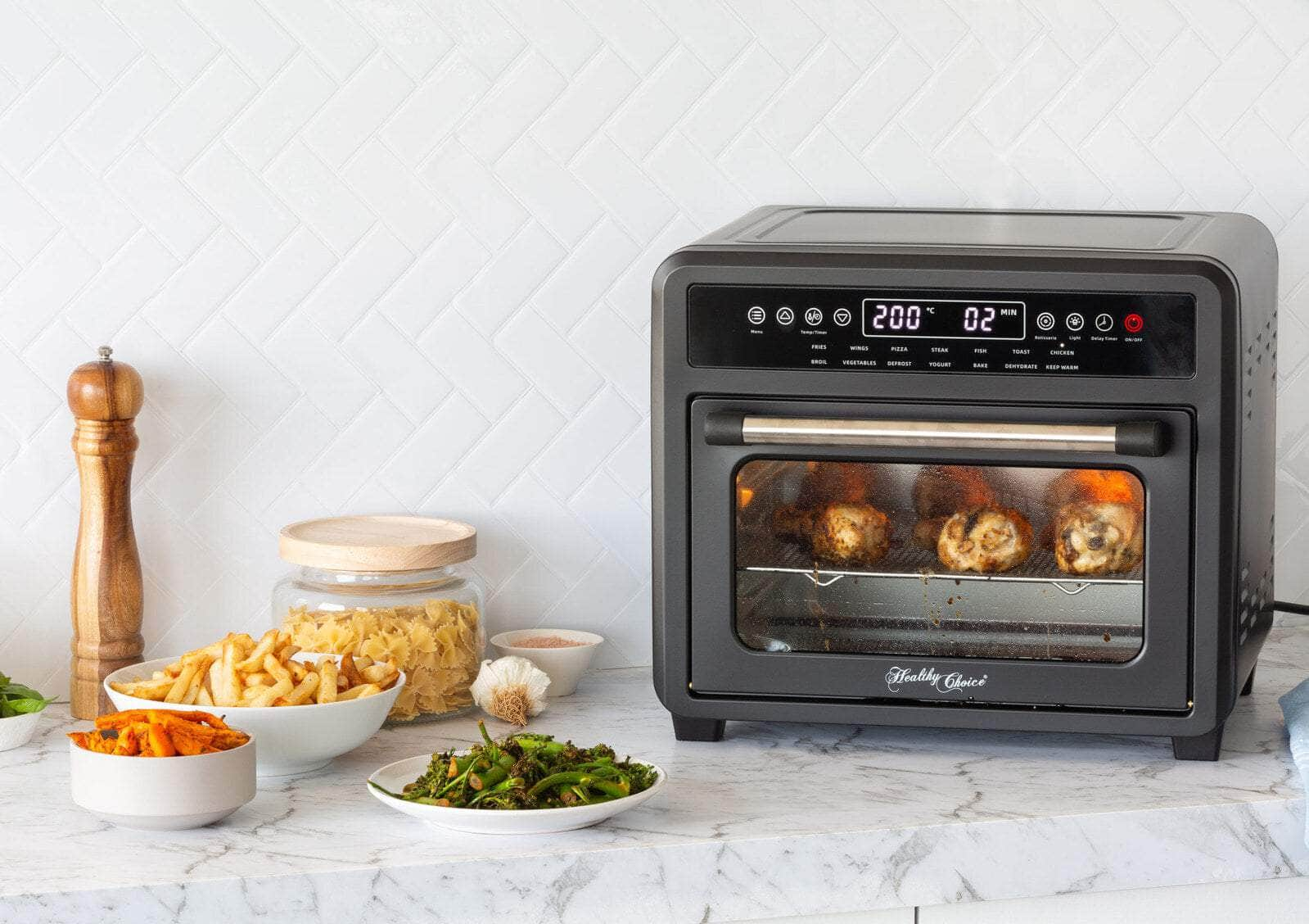 23L Digital Air Fryer Convection Oven With 12 Cooking Programs