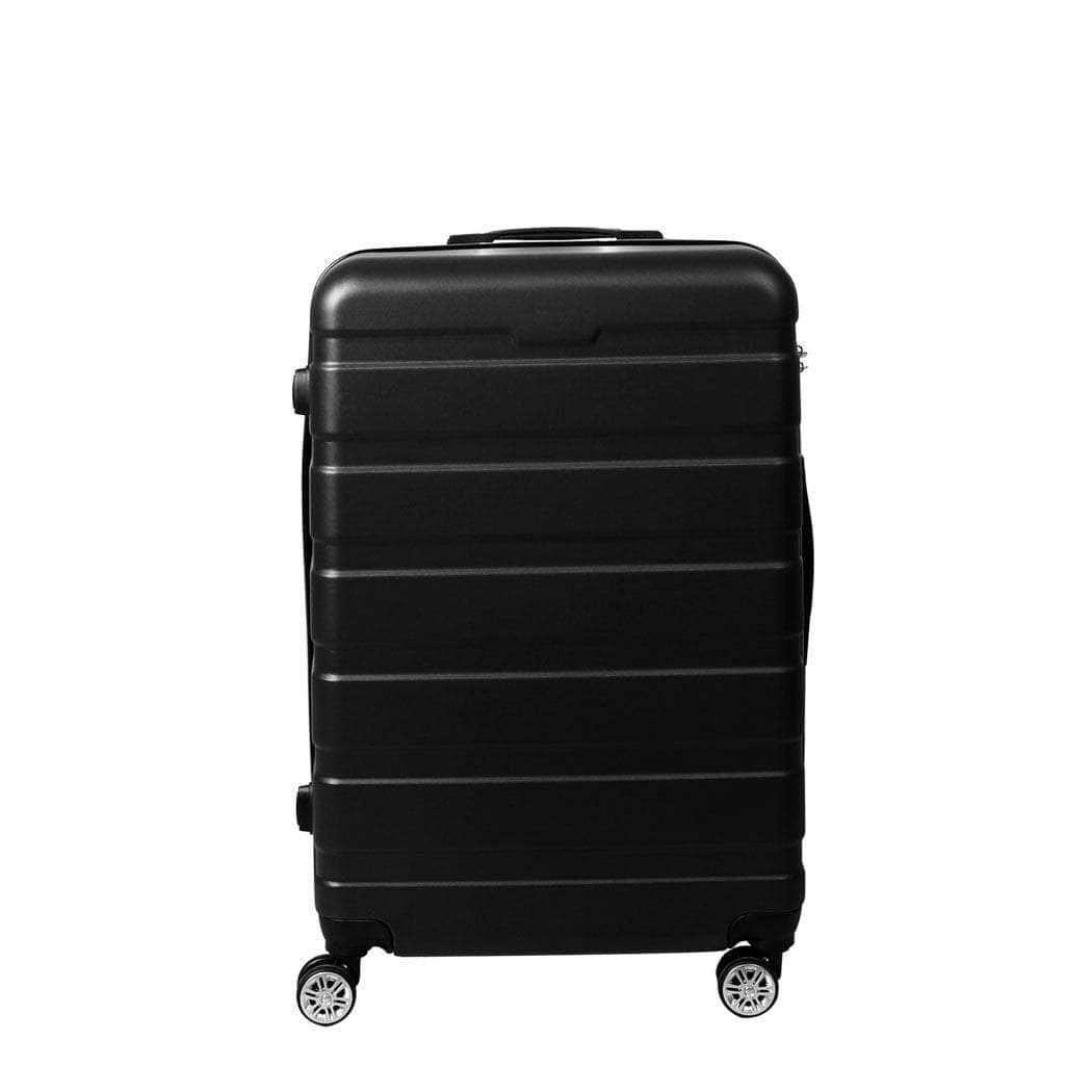 24" Luggage Case Suitcase Black 24 inch