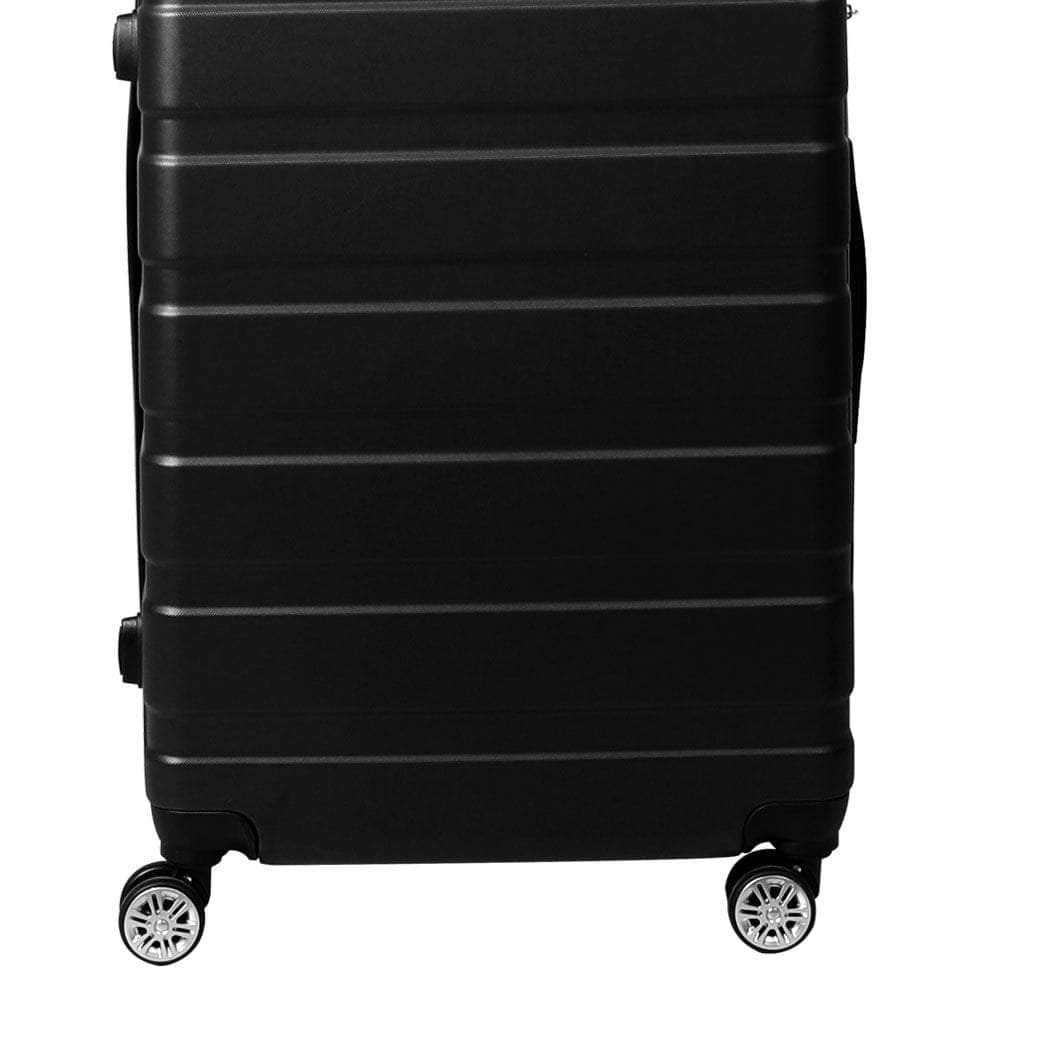 24" Luggage Case Suitcase Black 24 inch