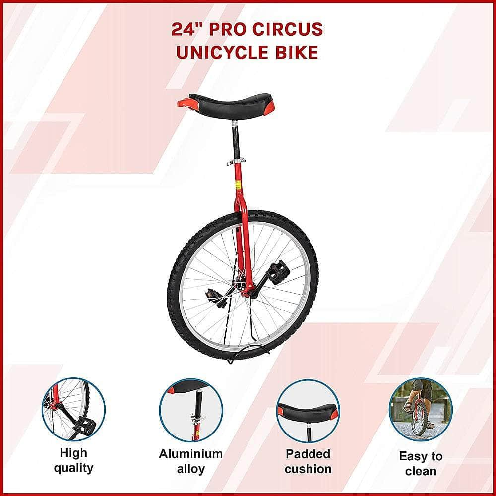 24'' Pro Circus Unicycle Bike