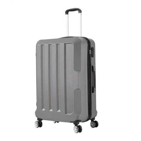 24" Travel Luggage Lightweight Dark Grey 24 inch