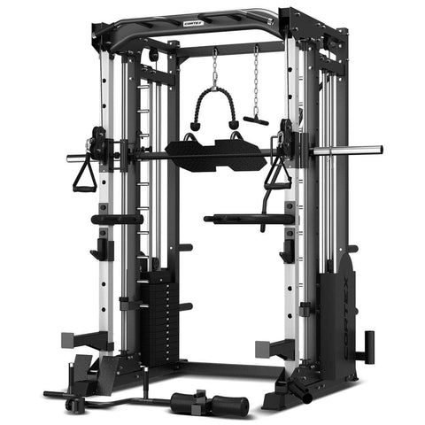 25 Multi Gym - Dual Stack Trainer, Smith Machine, Half Rack