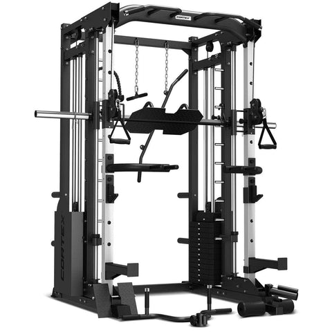 25 Multi Gym - Dual Stack Trainer, Smith Machine, Half Rack