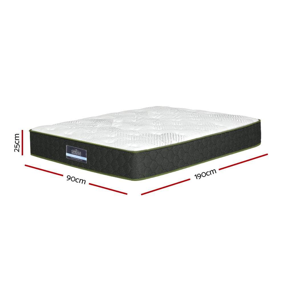 25cm Mattress Green Tea Foam Single