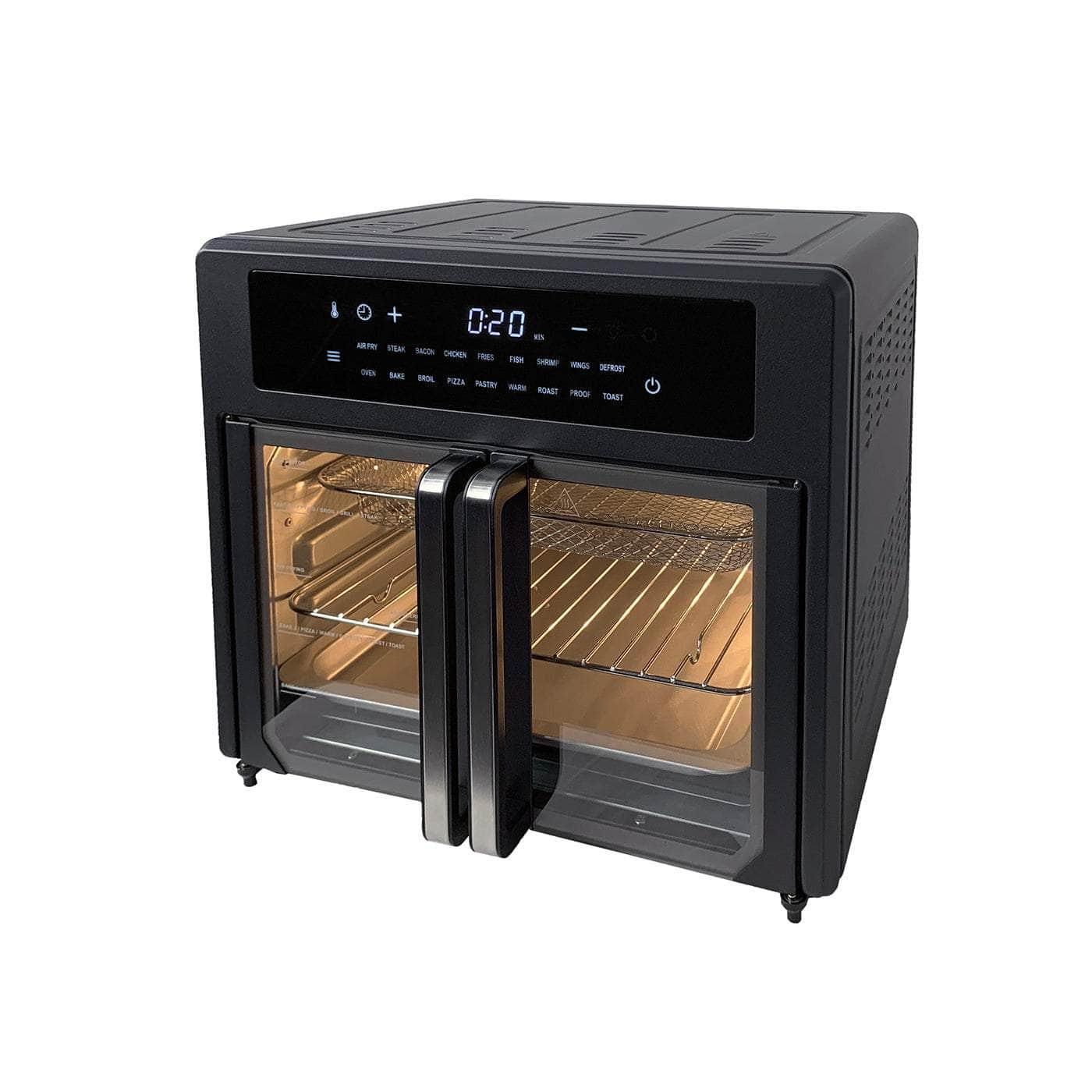 25L Air Fryer Convection Oven With 360 Cooking & French Doors