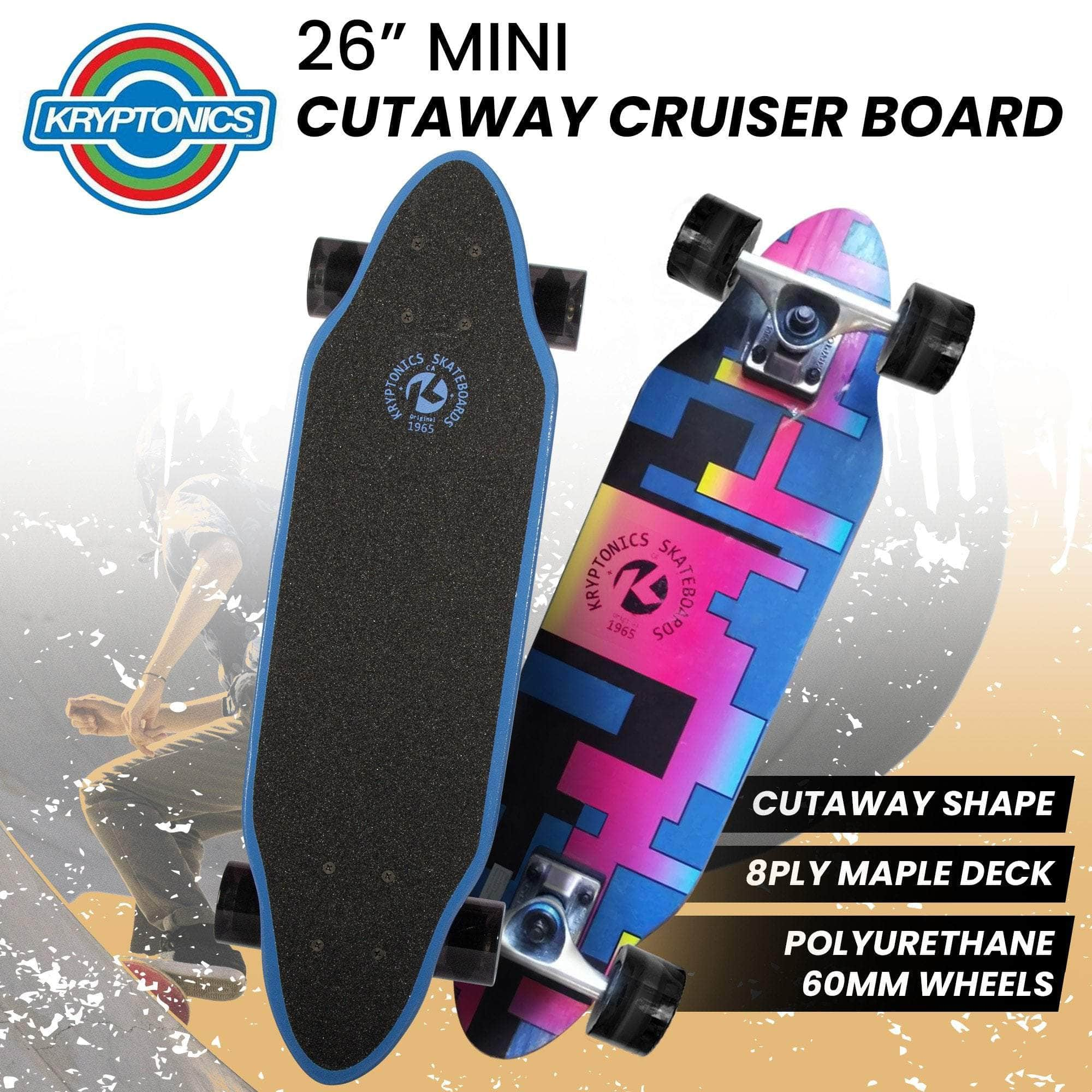 26-inch Mini Cutaway Cruiser Board - 89 IS Fine