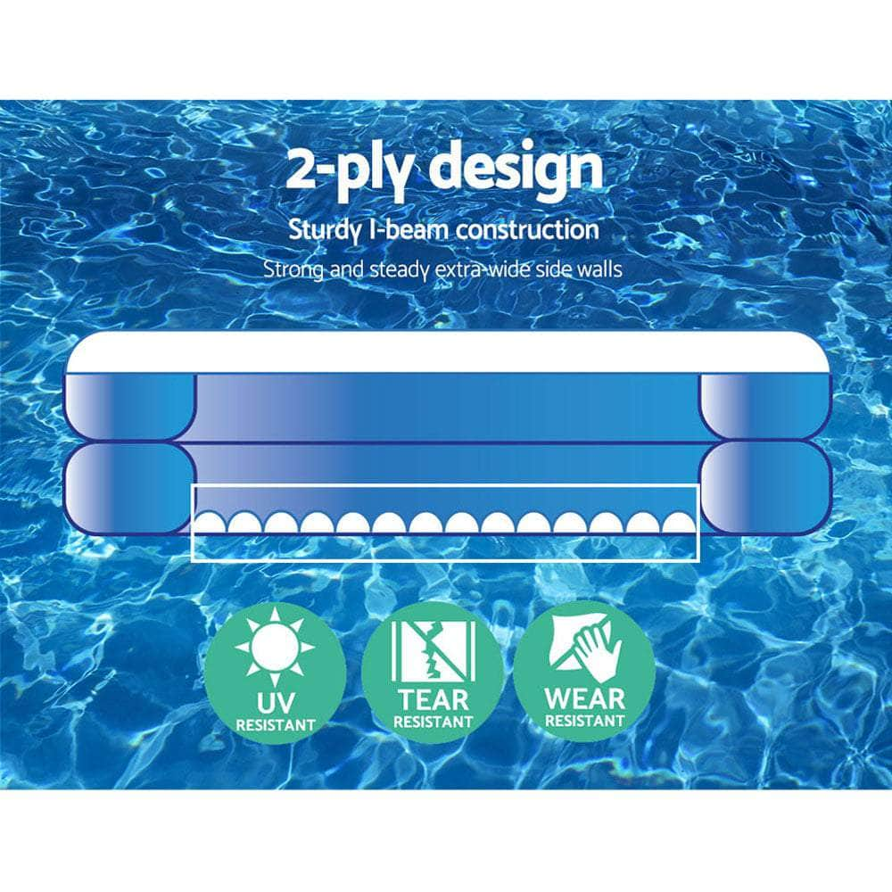 262X175X51Cm Inflatable Above Ground Swimming Pool 778L