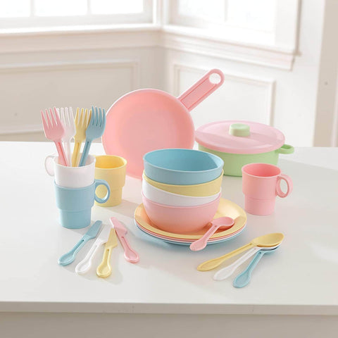 27Pc Cookware Set - Pastel For Kids