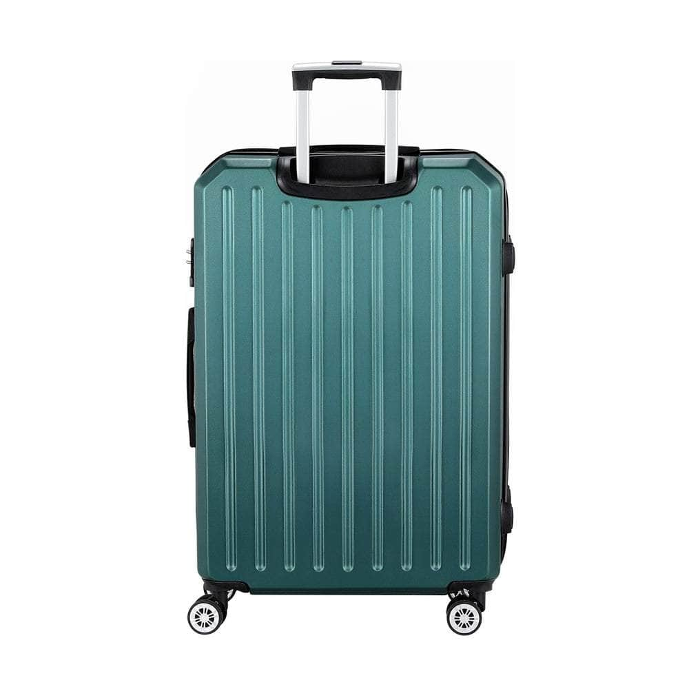 28" 75Cm Luggage Trolley Travel Suitcase Carry On Storage Tsa Hardshell Atrovirens