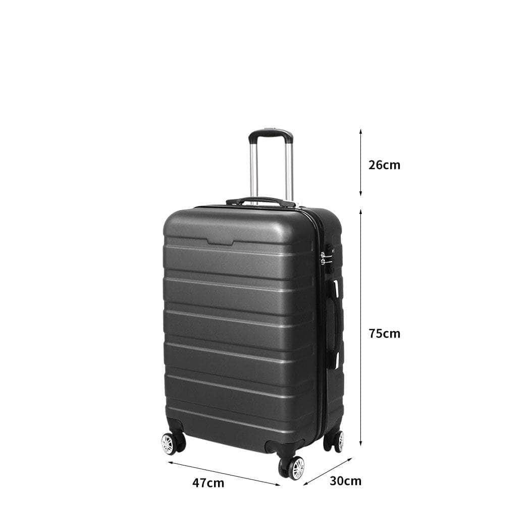 28"Luggage Case Suitcase Grey 28 inch