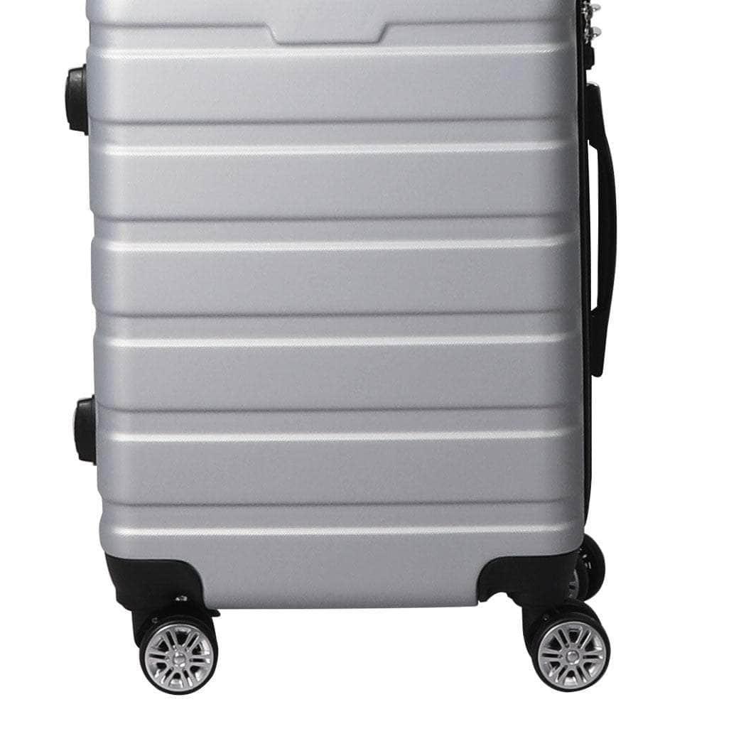 28" Luggage Case Suitcase Silver 28 inch