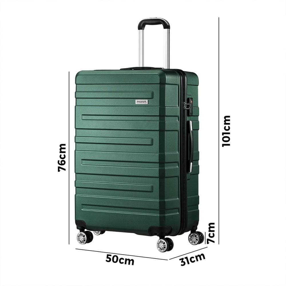 28" Luggage Suitcase Trolley Set Travel TSA Lock Storage Hard Case