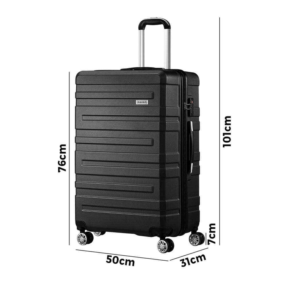 28" Luggage Suitcase Trolley Set Travel TSA Lock Storage Hard Case