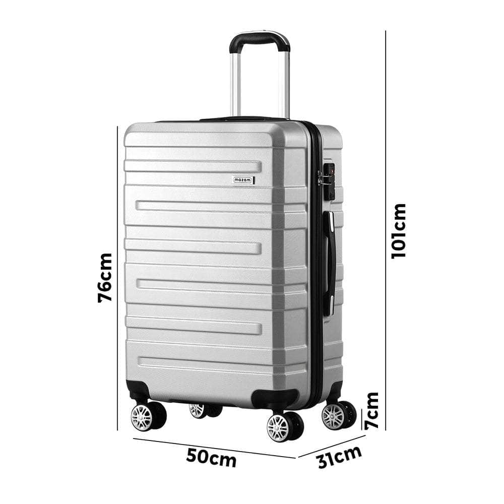 28" Luggage Suitcase Trolley Set Travel TSA Lock Storage Hard Case