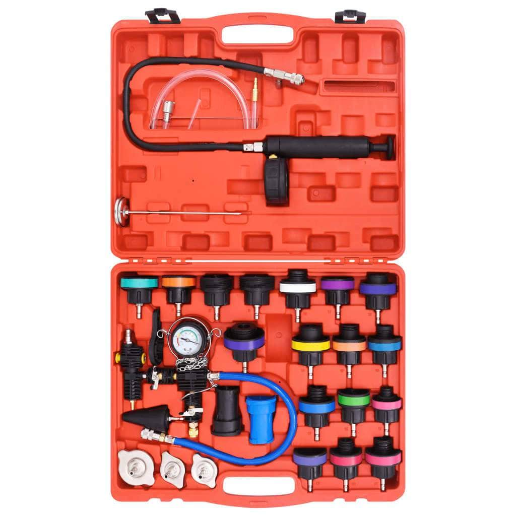 28 Piece Radiator Pressure Tester Kit"