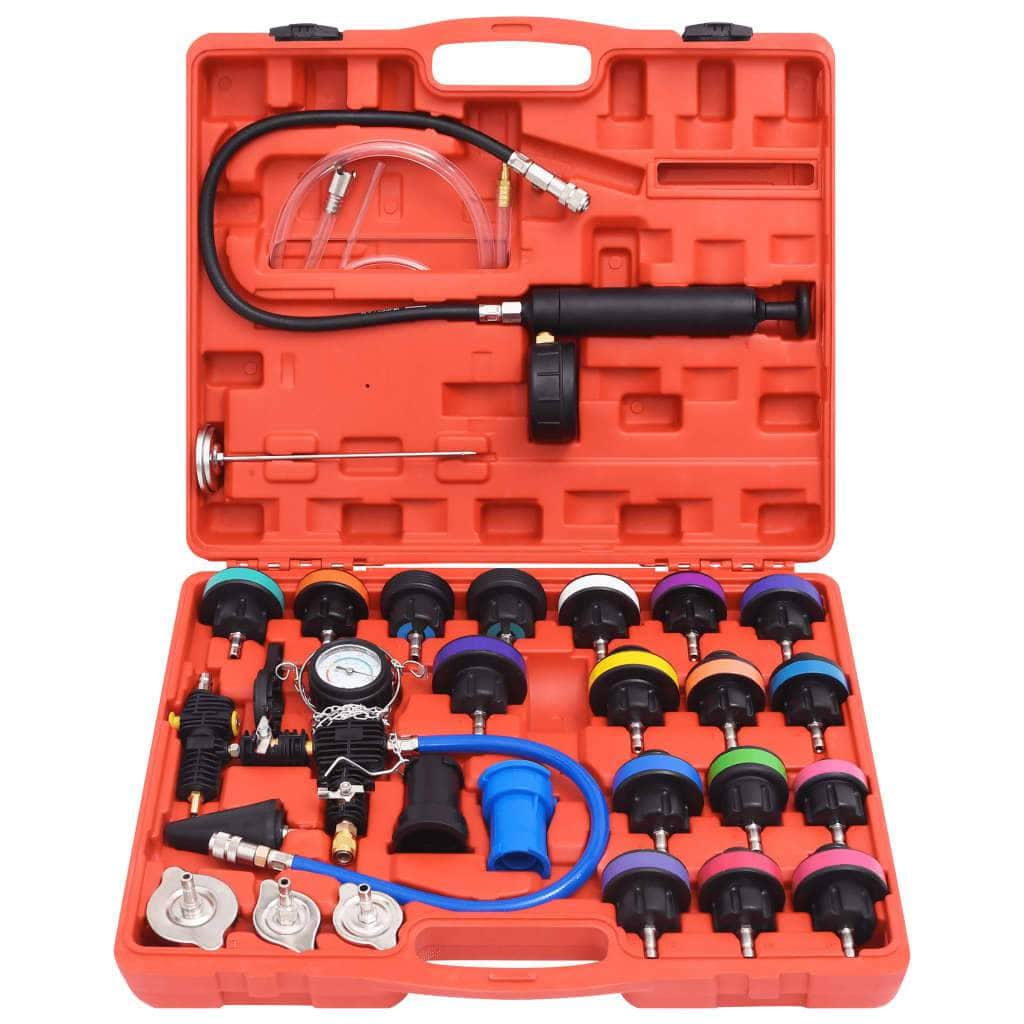 28 Piece Radiator Pressure Tester Kit"