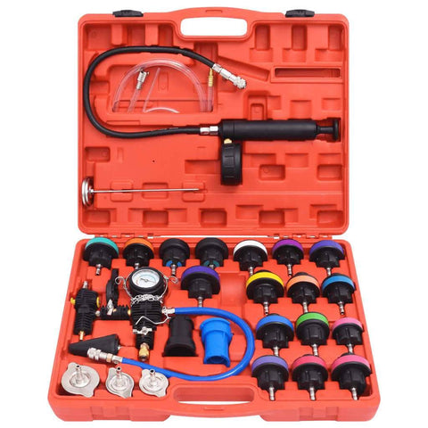 28 Piece Radiator Pressure Tester Kit