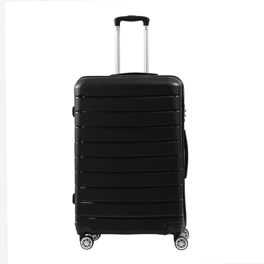 28" Travel Luggage Carry On Expandable Black