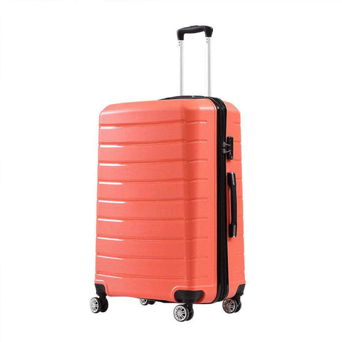 28" Travel Luggage Carry On Expandable Coral