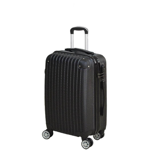 28" Travel Luggage Suitcase Black