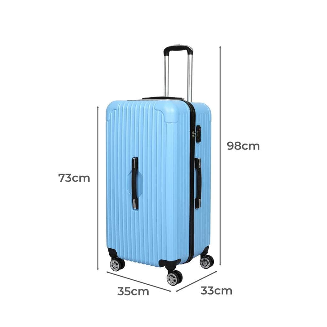 28" Trunk Luggage Travel Blue 28 inch