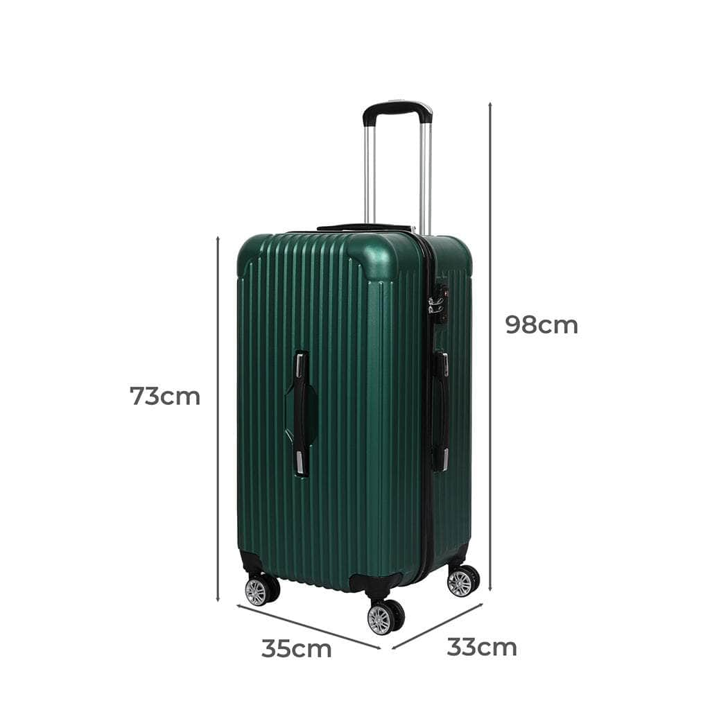 28" Trunk Luggage Travel Green 28 inch