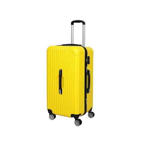 28"Trunk Luggage Travel Suitcase Yellow 28 inch