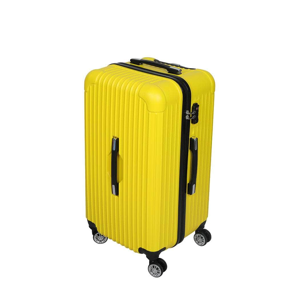 28"Trunk Luggage Travel Suitcase Yellow 28 inch