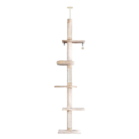 290cm Cat Tree Tower - Floor to Ceiling Scratching Post