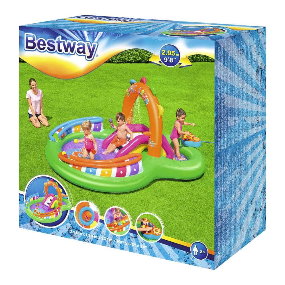 295X190X137Cm Inflatable Above Ground Swimming Play Pool 349L