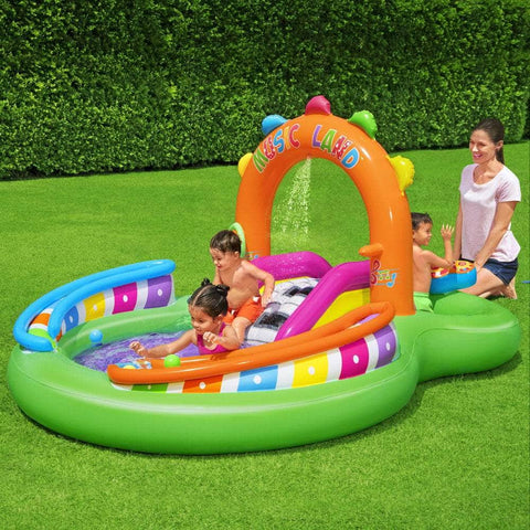 295X190X137Cm Inflatable Above Ground Swimming Play Pool 349L