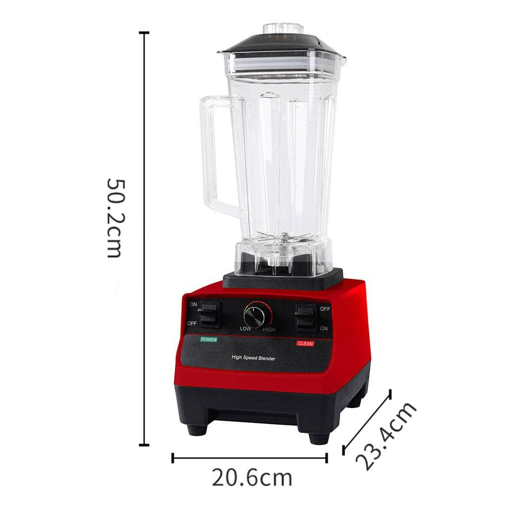 2L Commercial Blender Smoothie Red